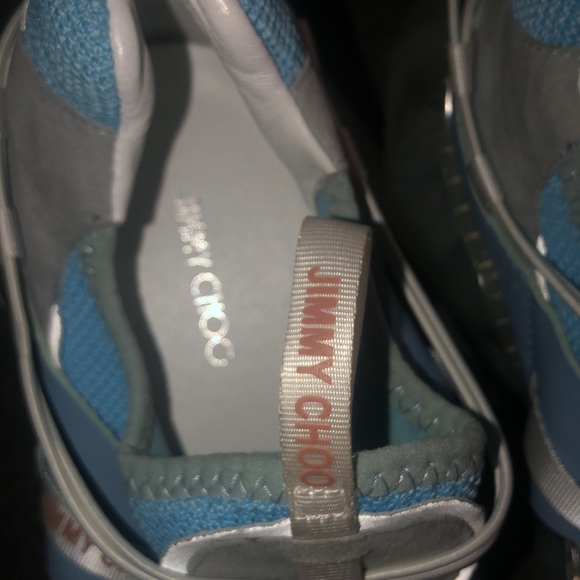 Jimmy choo blue sky diamond trail sneakers. - Picture 2 of 5